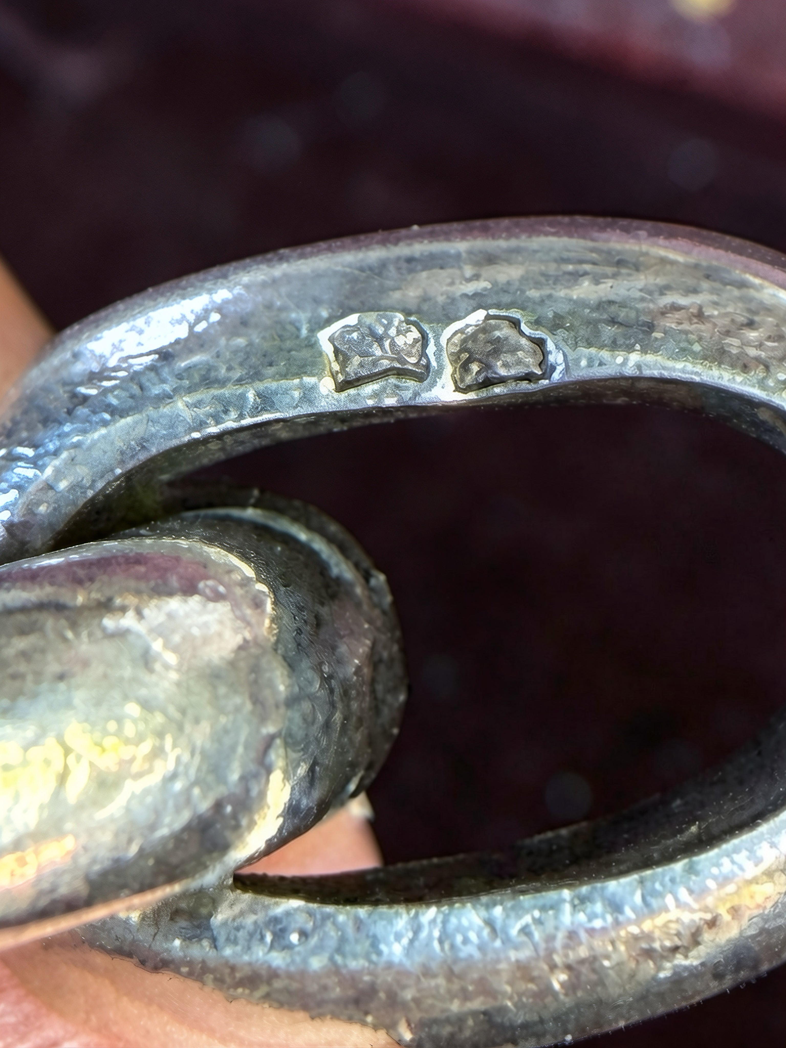 Danish Mid-Century Sterling Silver Bangle