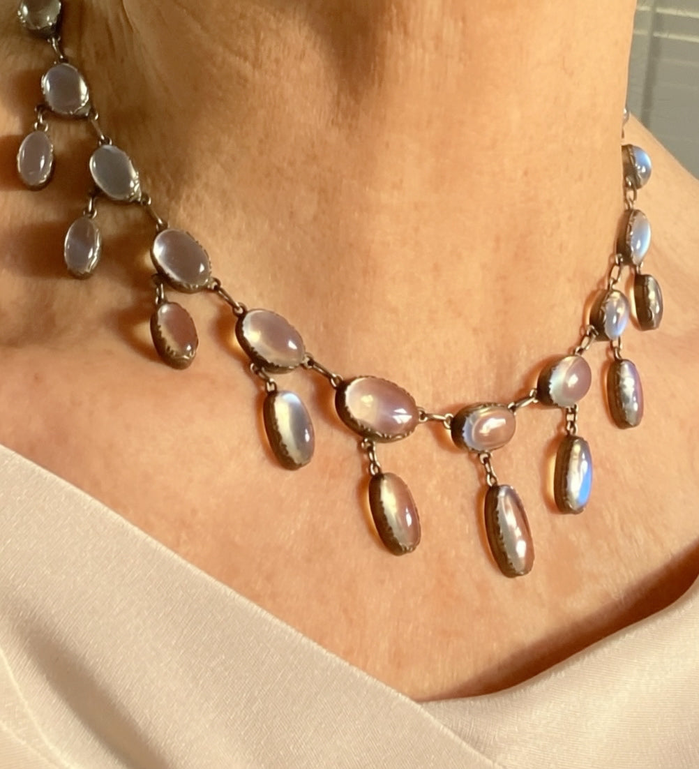 Edwardian Moonstone Necklace