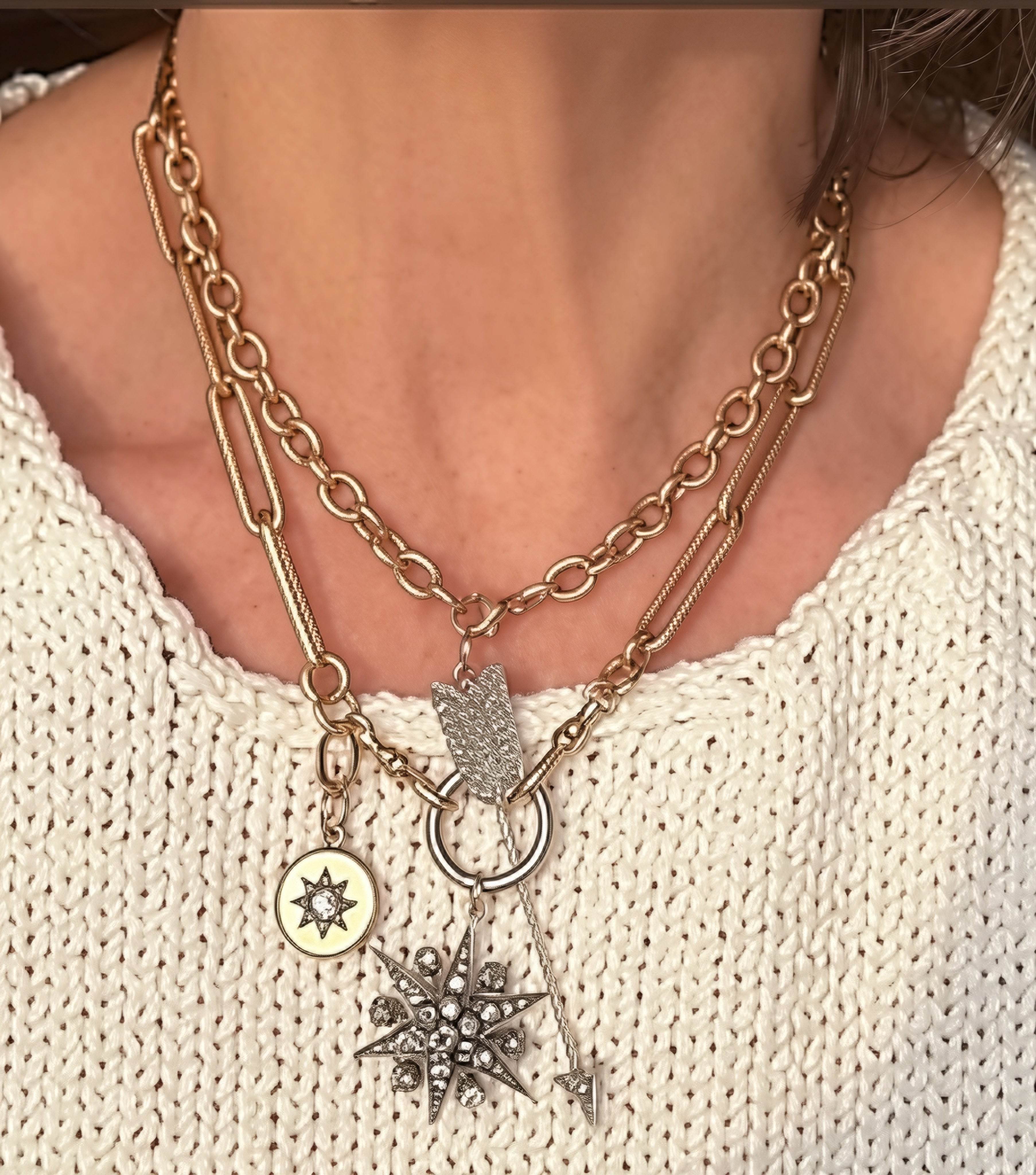 Antique Starburst Pendant