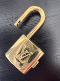 Vintage Louis Vuitton 18k Gold Lock Charm