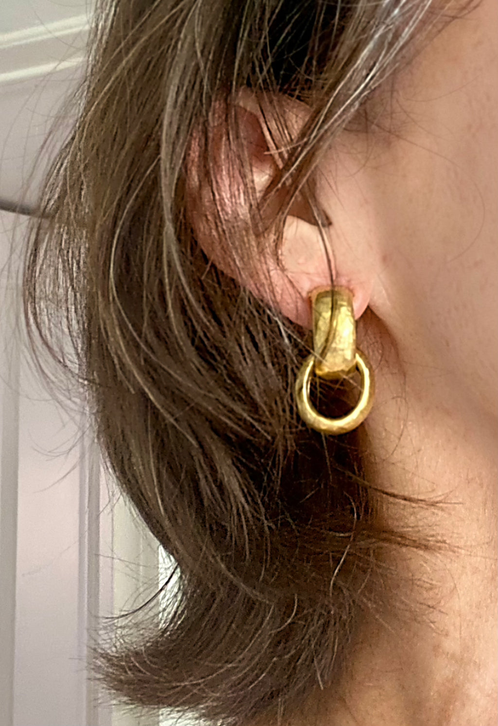 Vintage Tiffany & Co Hammered Day to Night Earrings by Paloma Picasso
