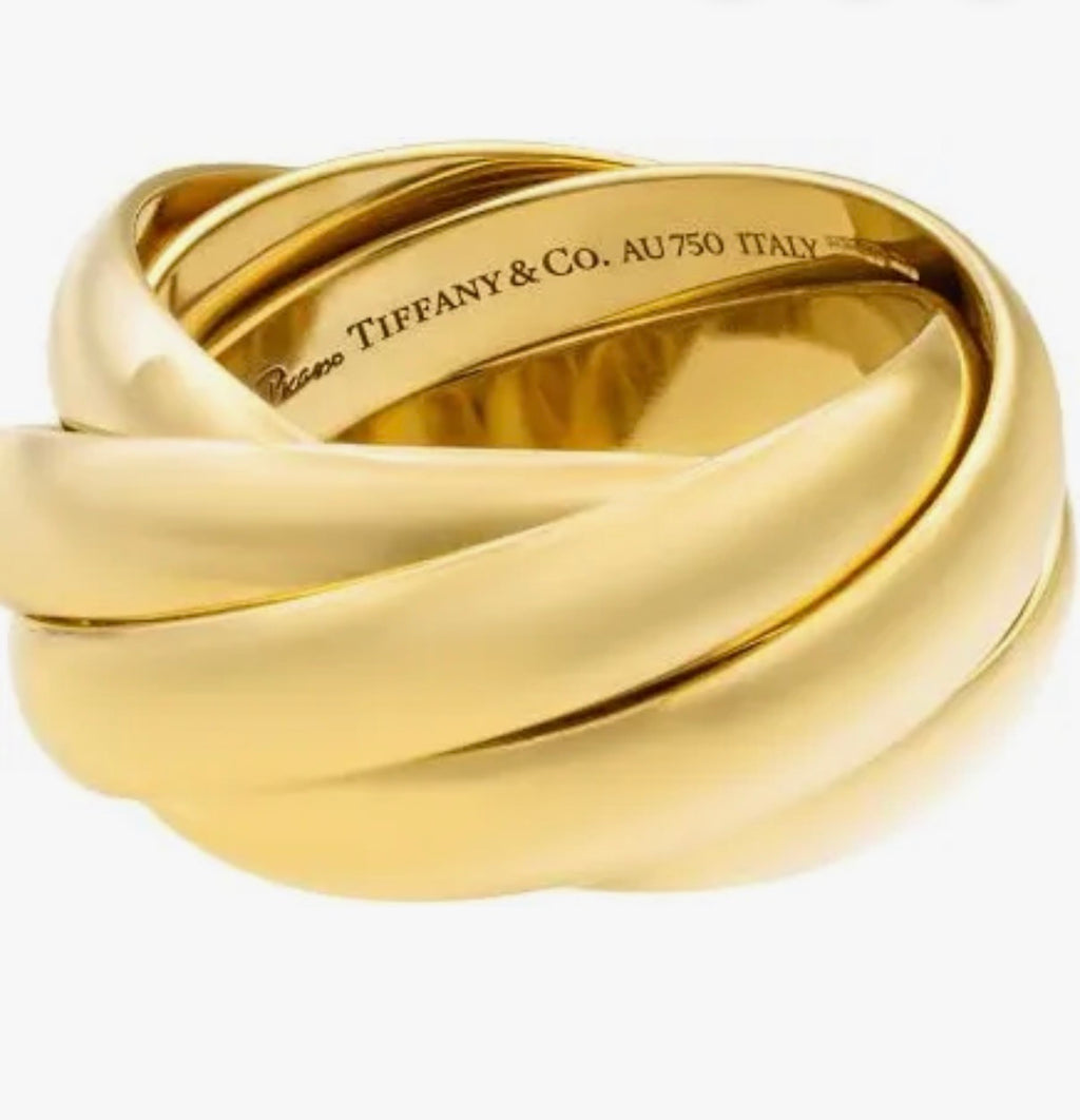 Vintage Paloma Picasso for Tiffany & Co 5 Band Melody Ring