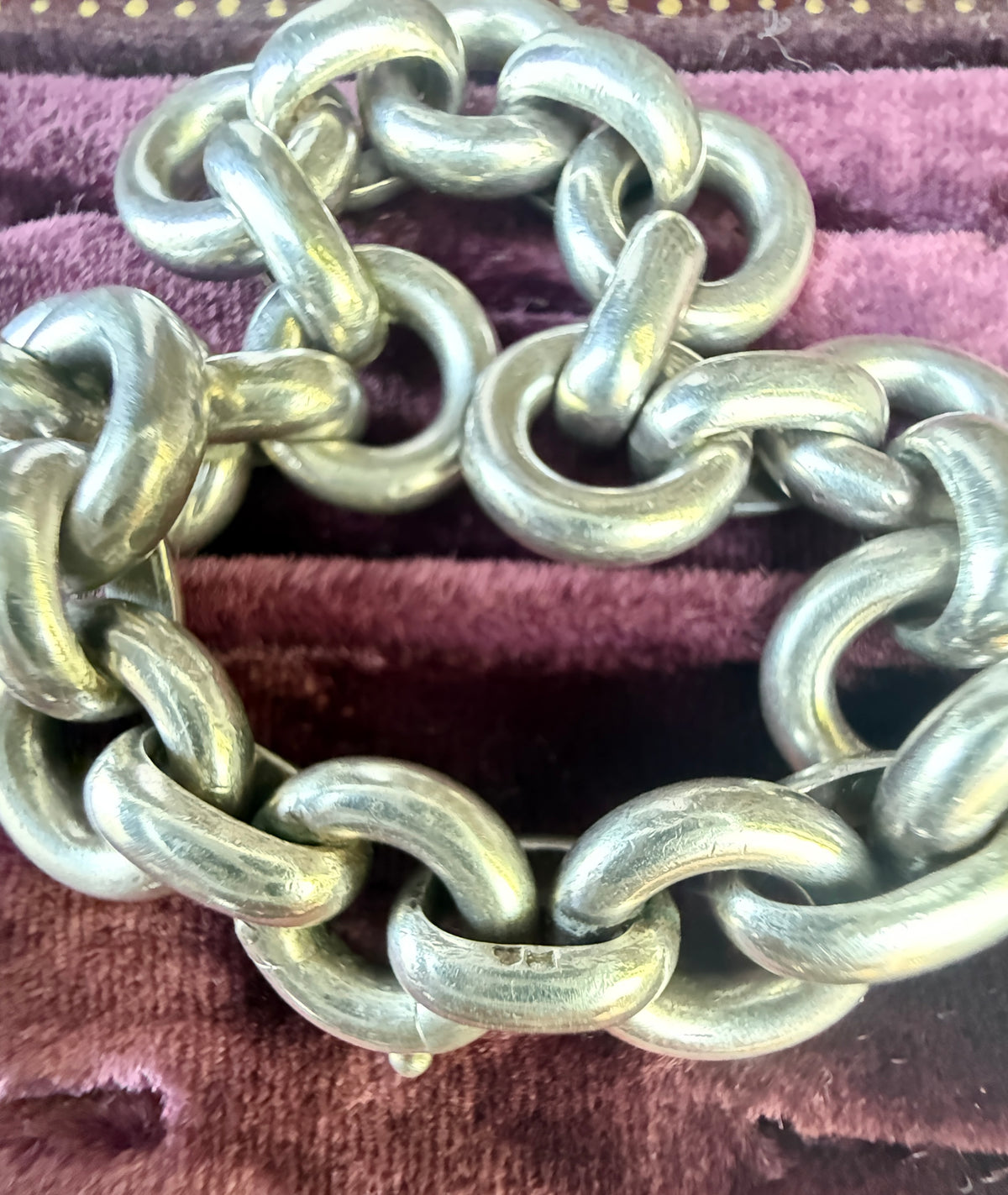 Mid-Century French Sterling Silver Bracelet