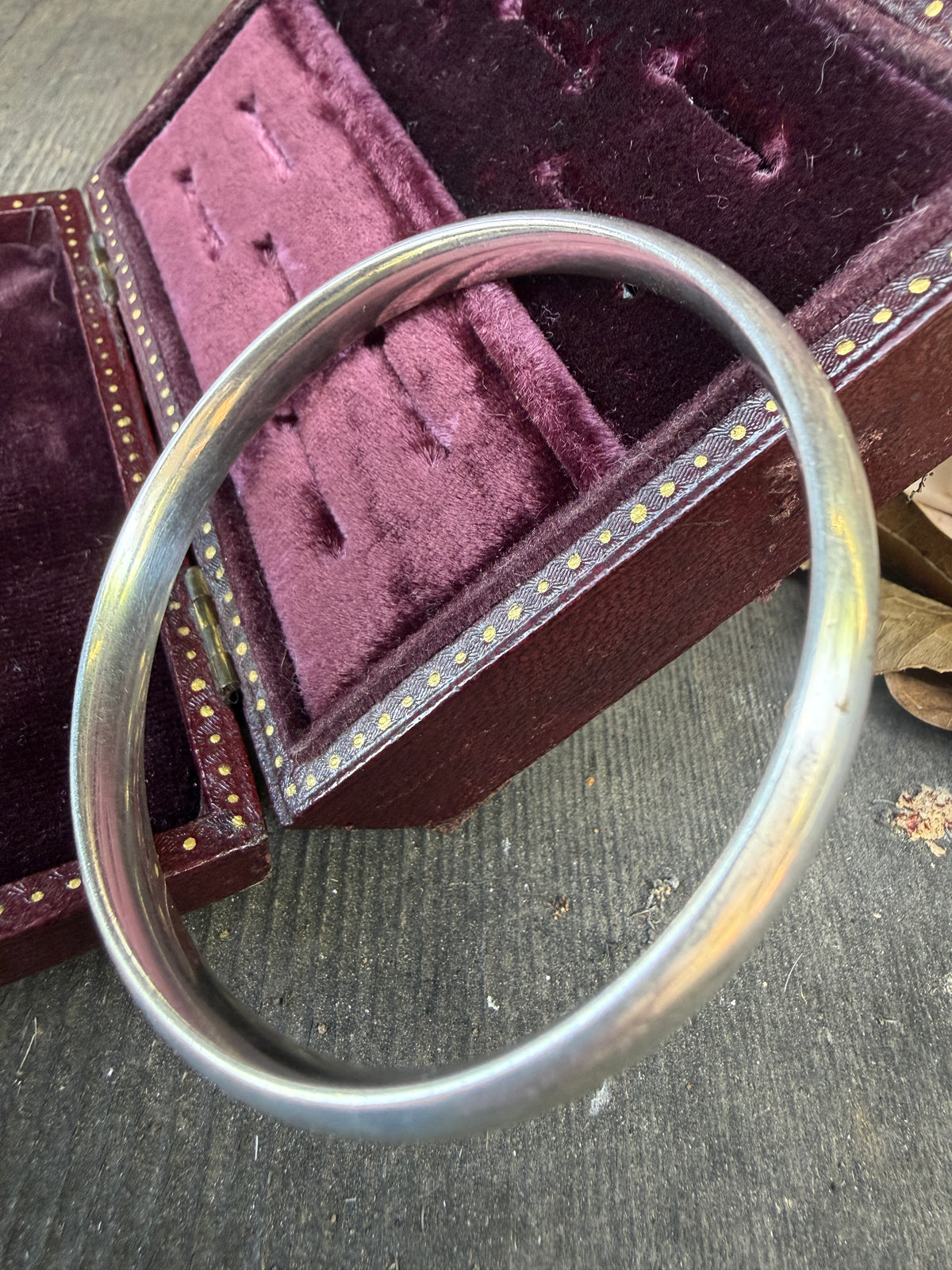 Danish Mid-Century Sterling Silver Bangle