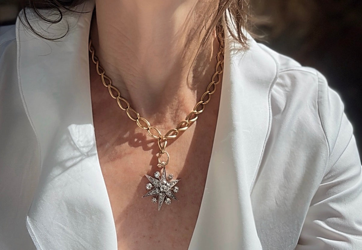 Antique Starburst Pendant