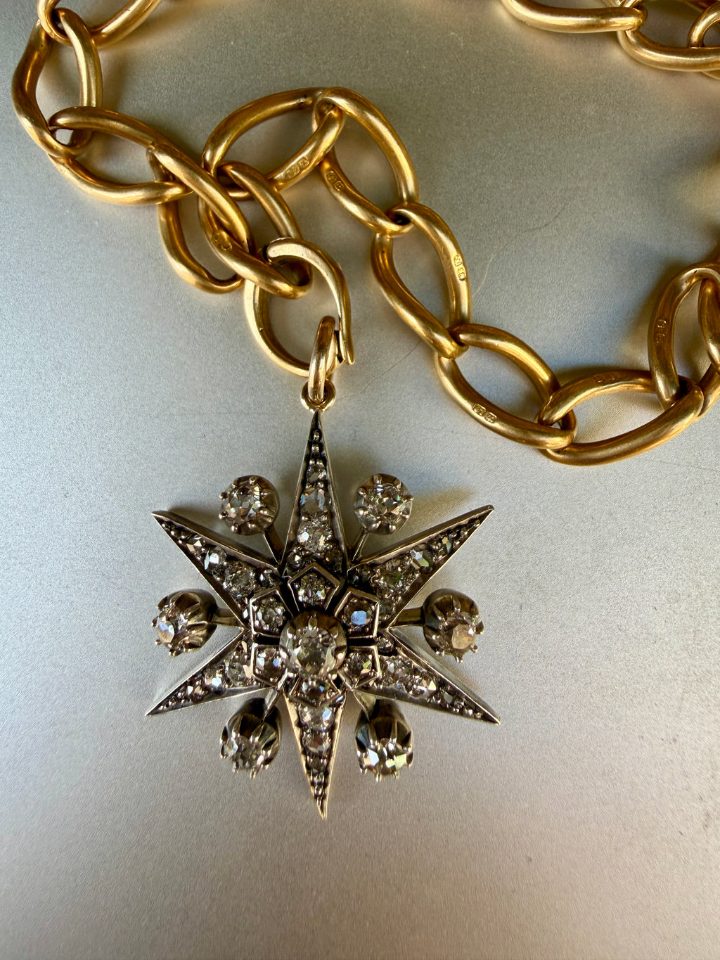 Antique Starburst Pendant
