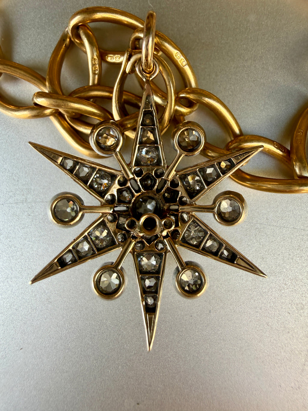 Antique Starburst Pendant
