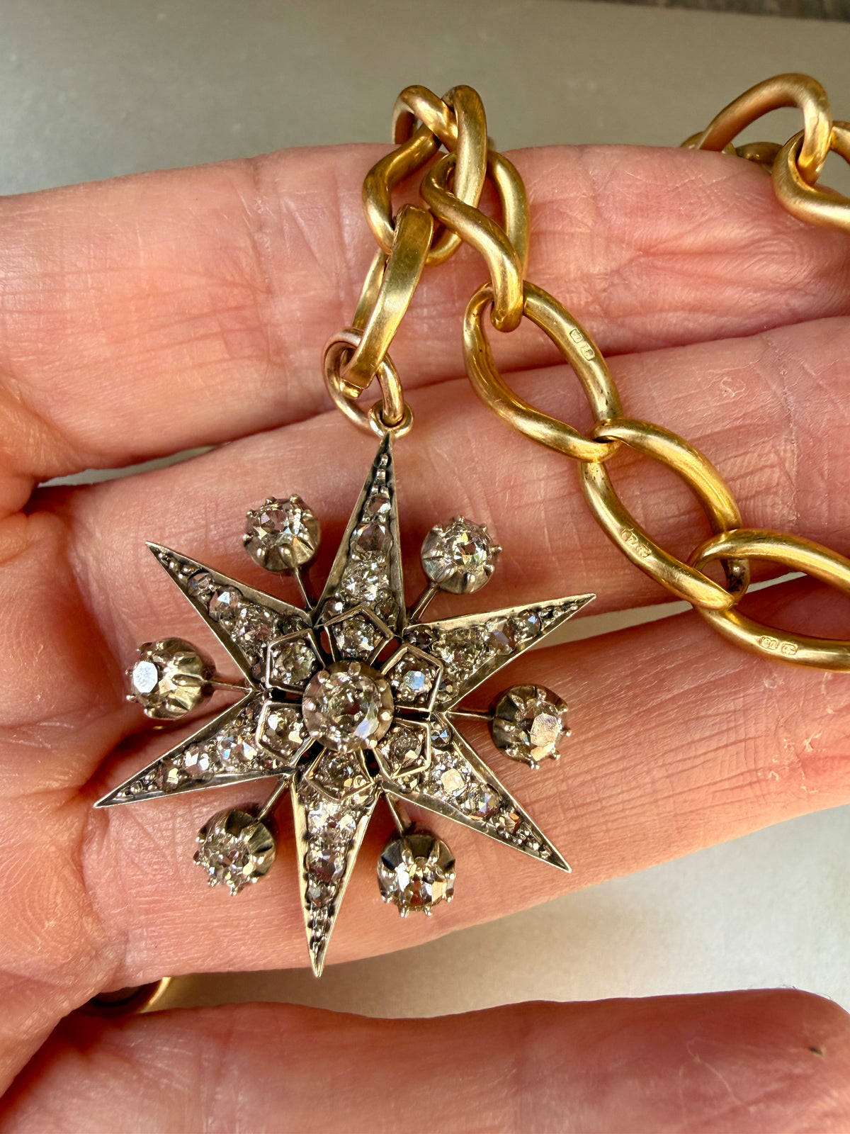 Antique Starburst Pendant