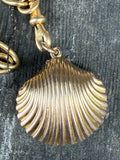 Antique Scallop Shell Pendant / Locket
