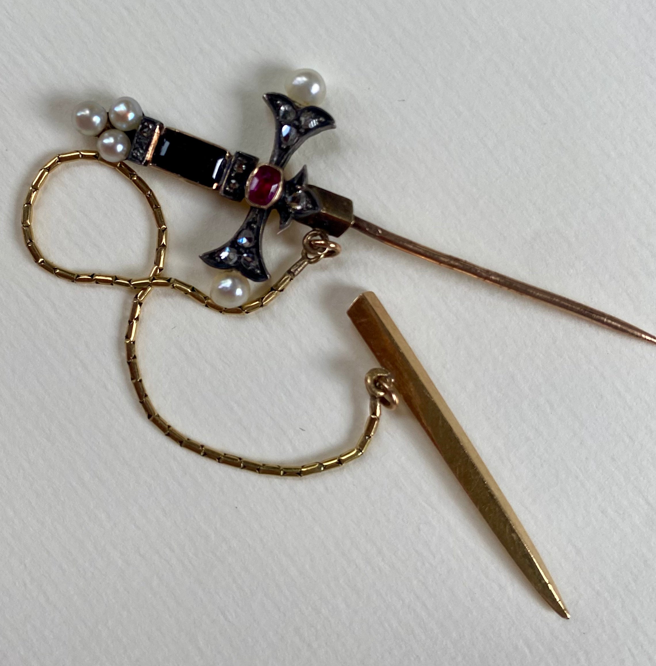 Antique Jabot Pin