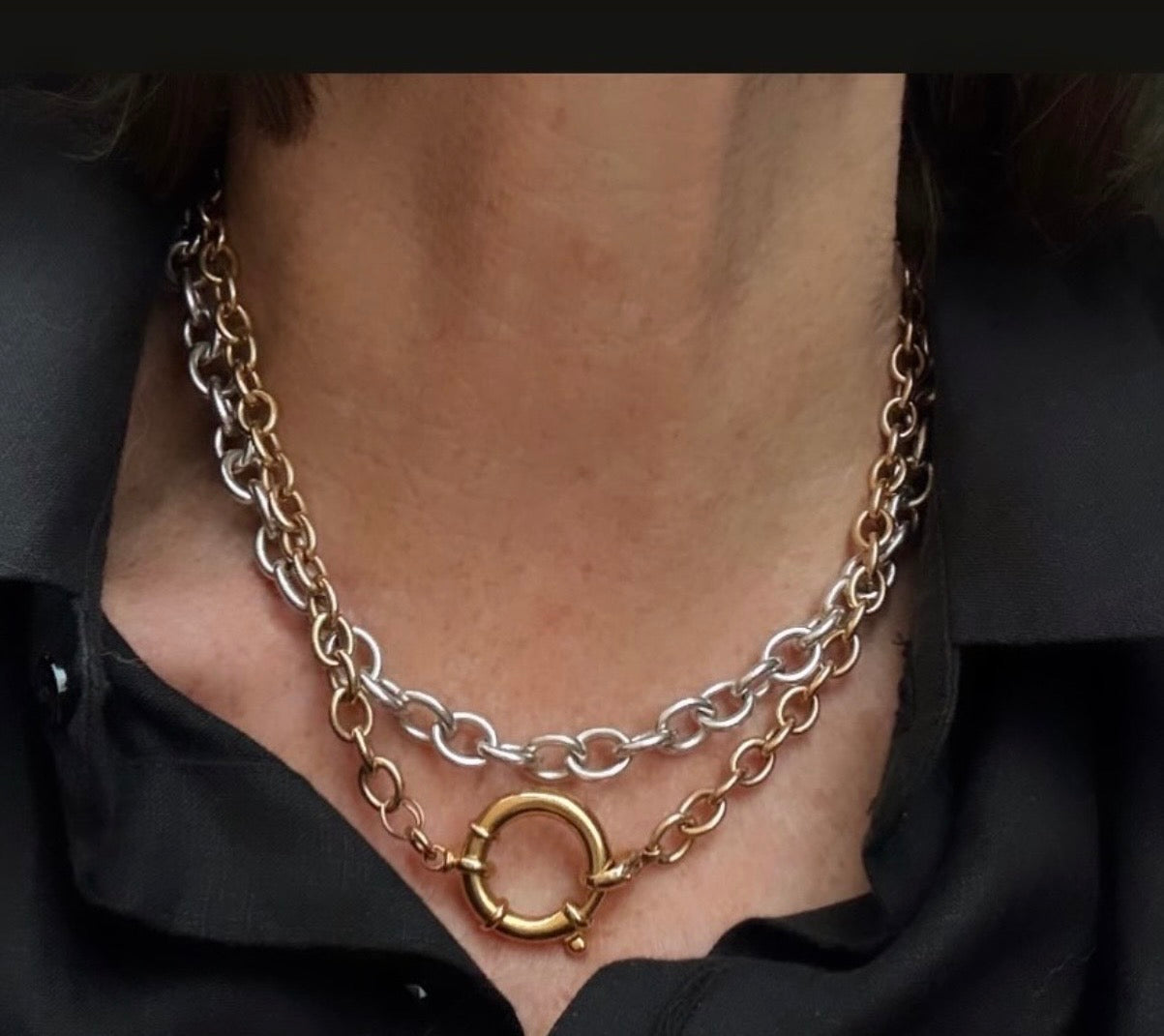 Antique 18k Bolt Ring