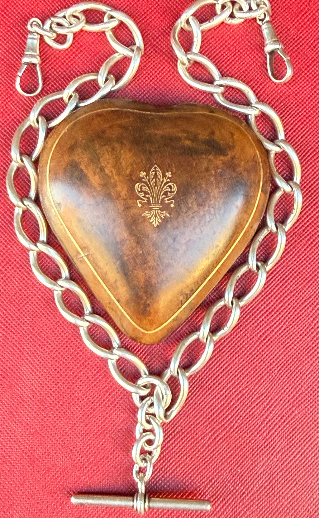 Sterling Silver Oval Link Watch Chain