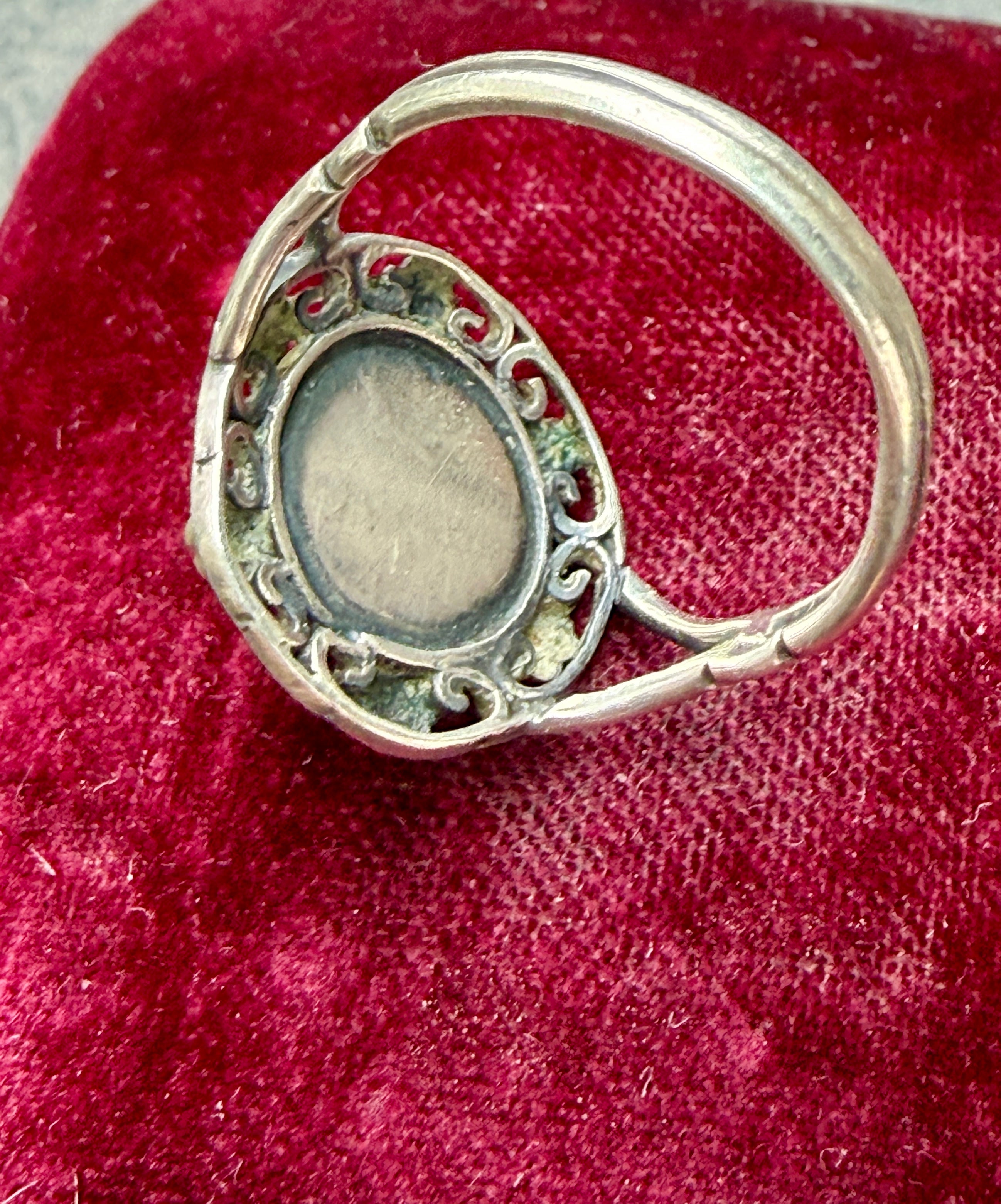 Antique English Carnelian Ring | Arts & Crafts Movement