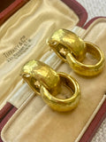 Vintage Tiffany & Co Hammered Day to Night Earrings by Paloma Picasso