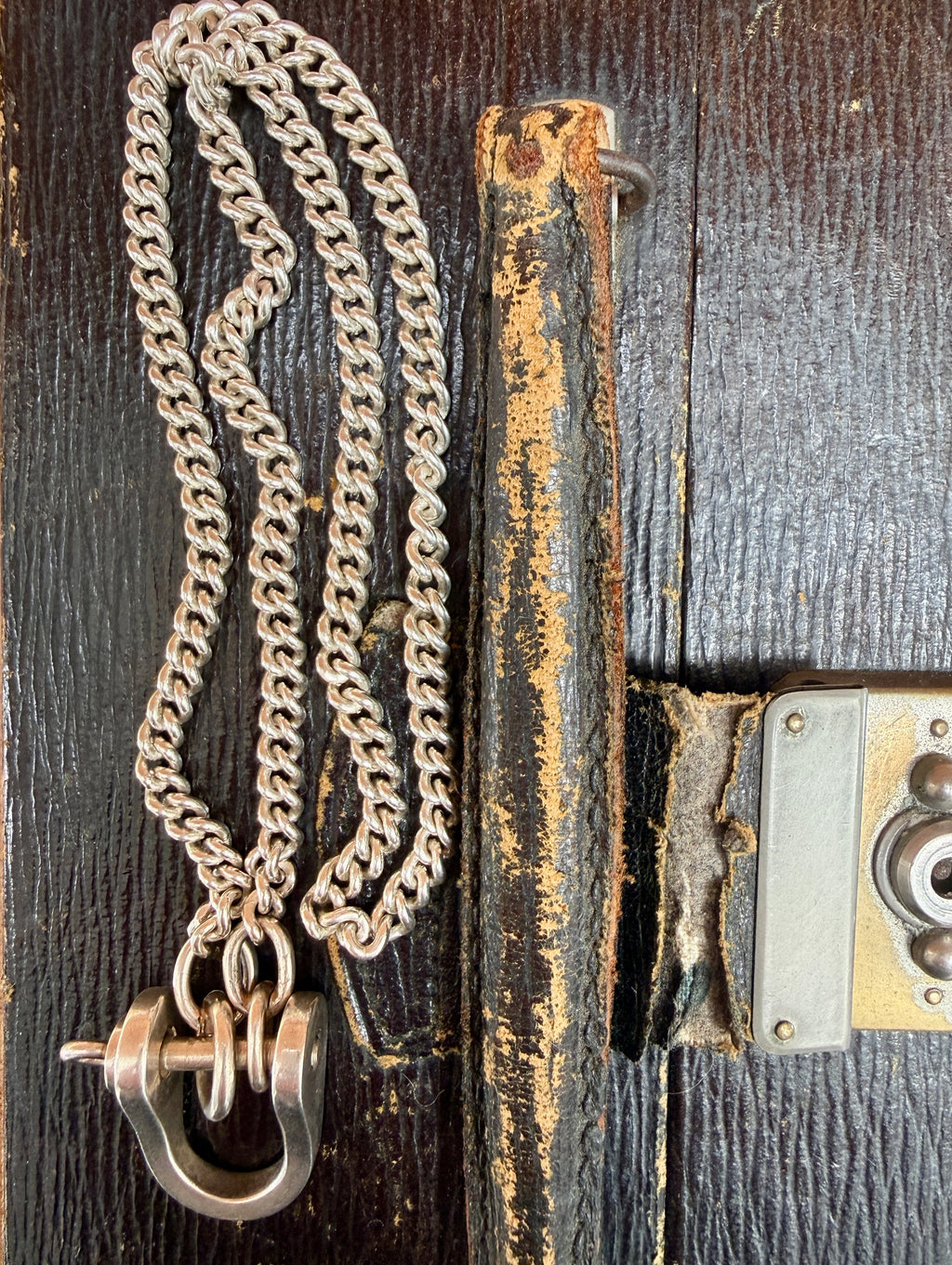 Vintage Tiffany & Co. Sterling Silver Curb Chain with Signed Shackle Closure