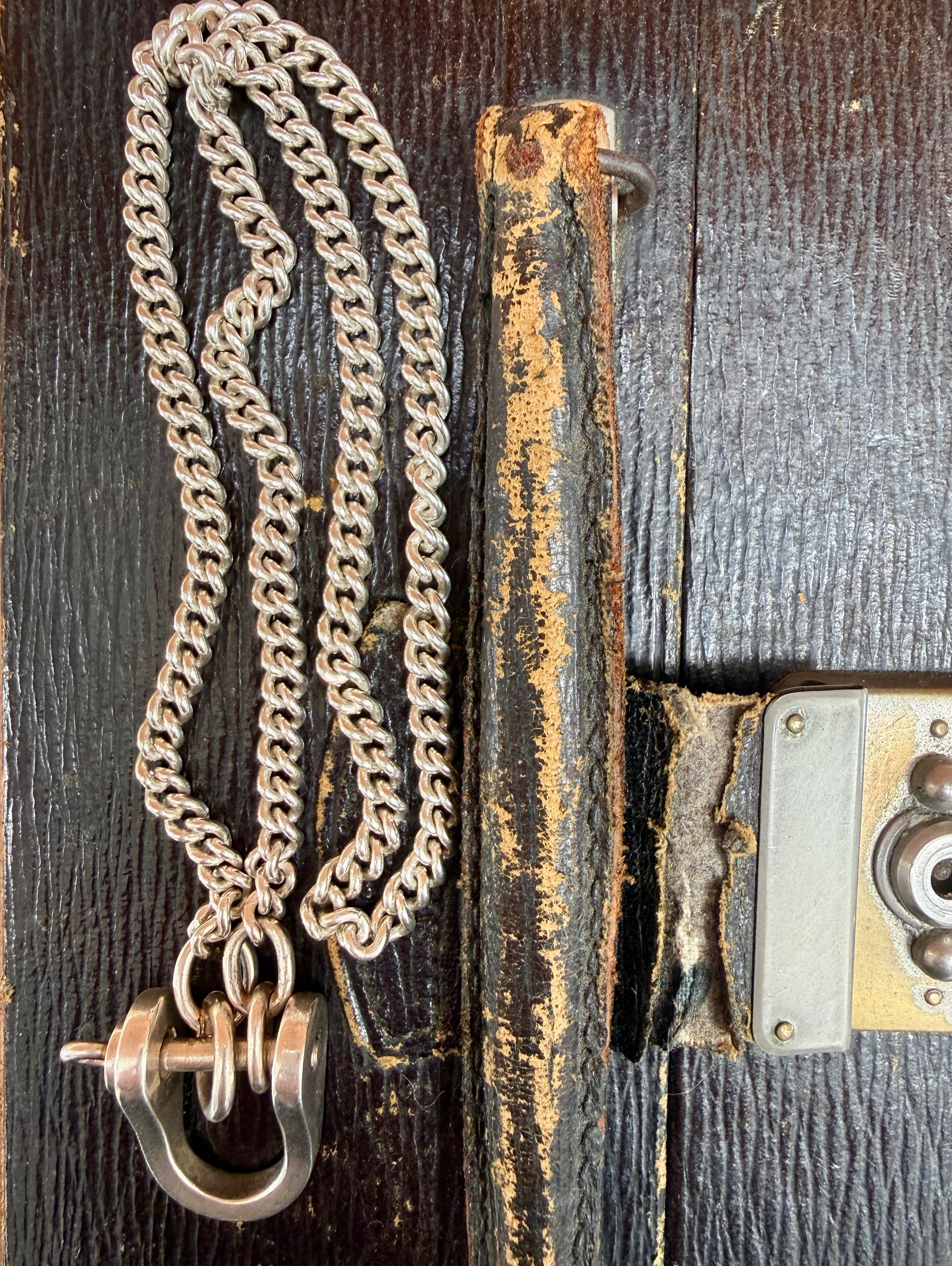 Vintage Tiffany & Co. Sterling Silver Curb Chain with Signed Shackle Closure