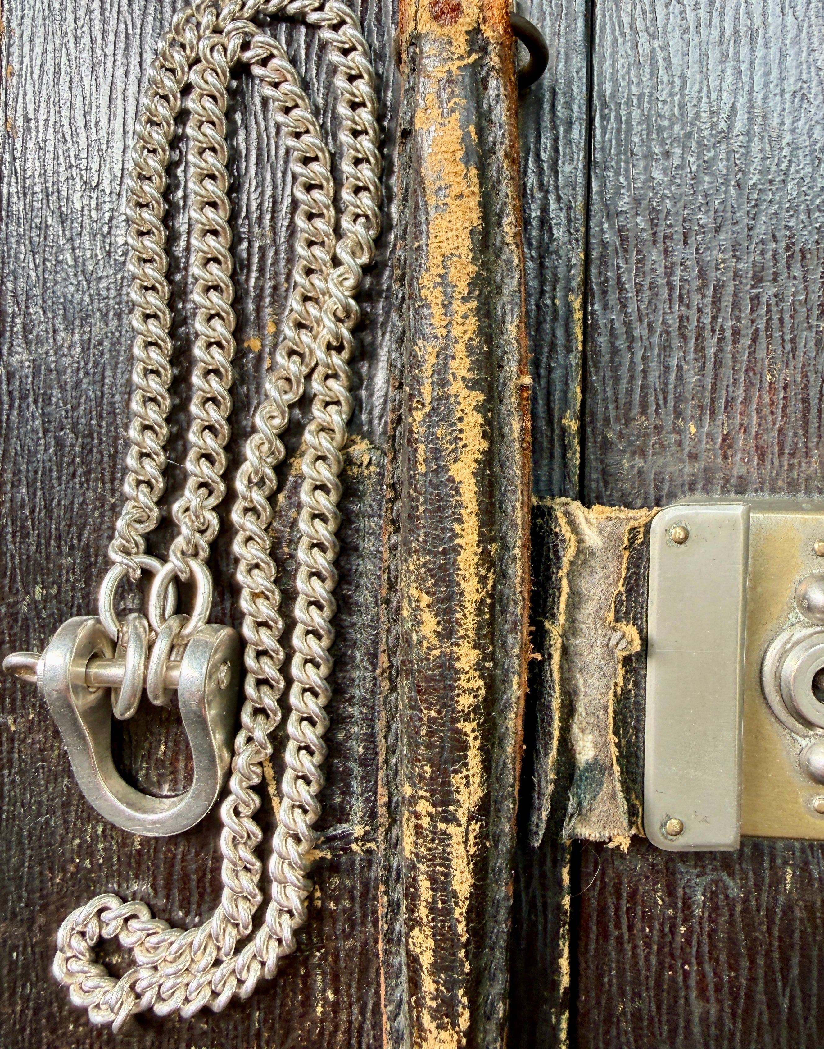 Vintage Tiffany & Co. Sterling Silver Curb Chain with Signed Shackle Closure