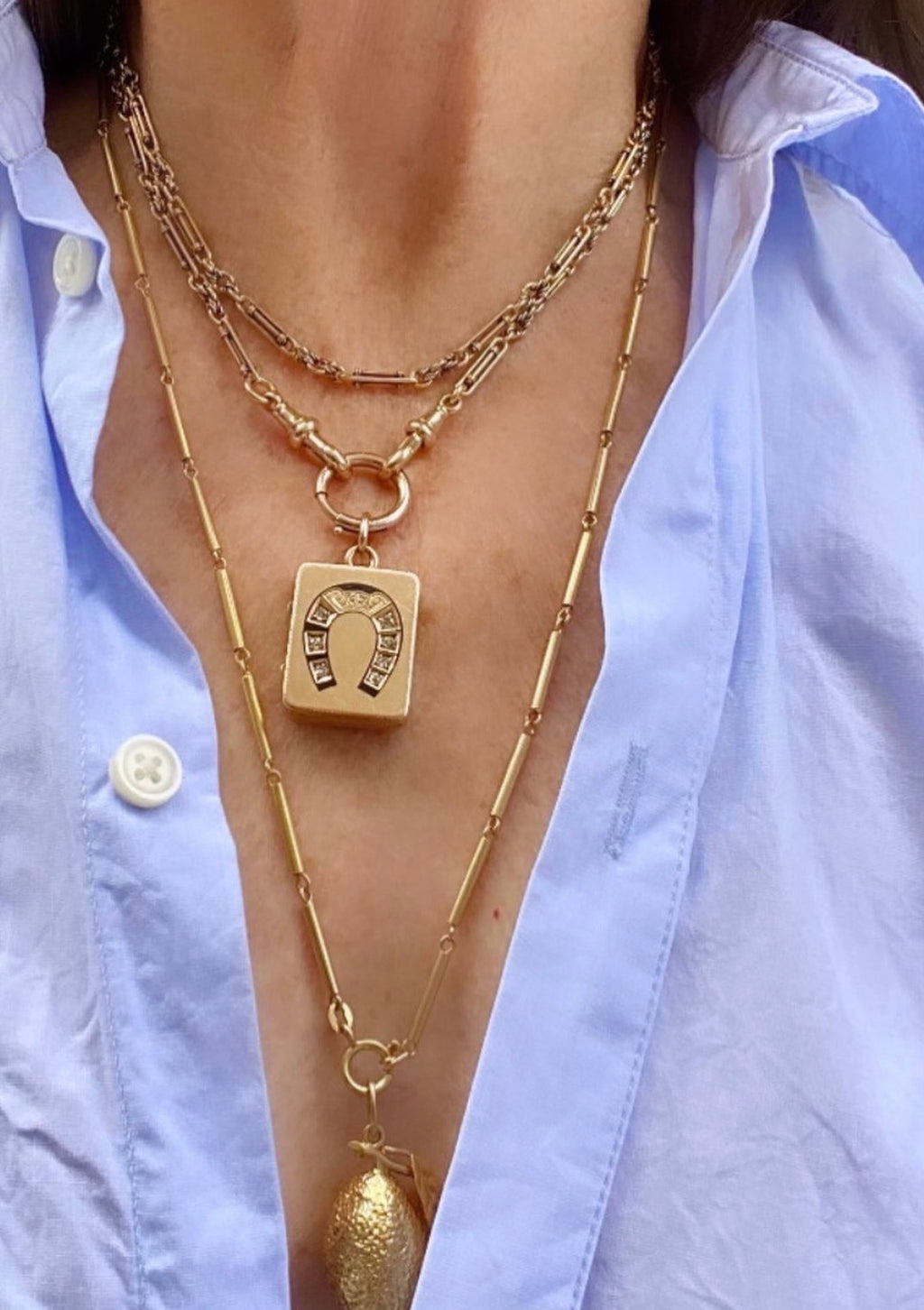 Lucky Horseshoe Locket