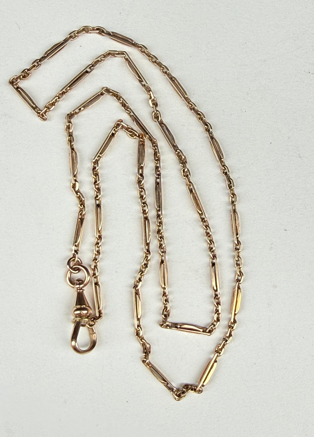 Antique 14k Fancy Link Chain