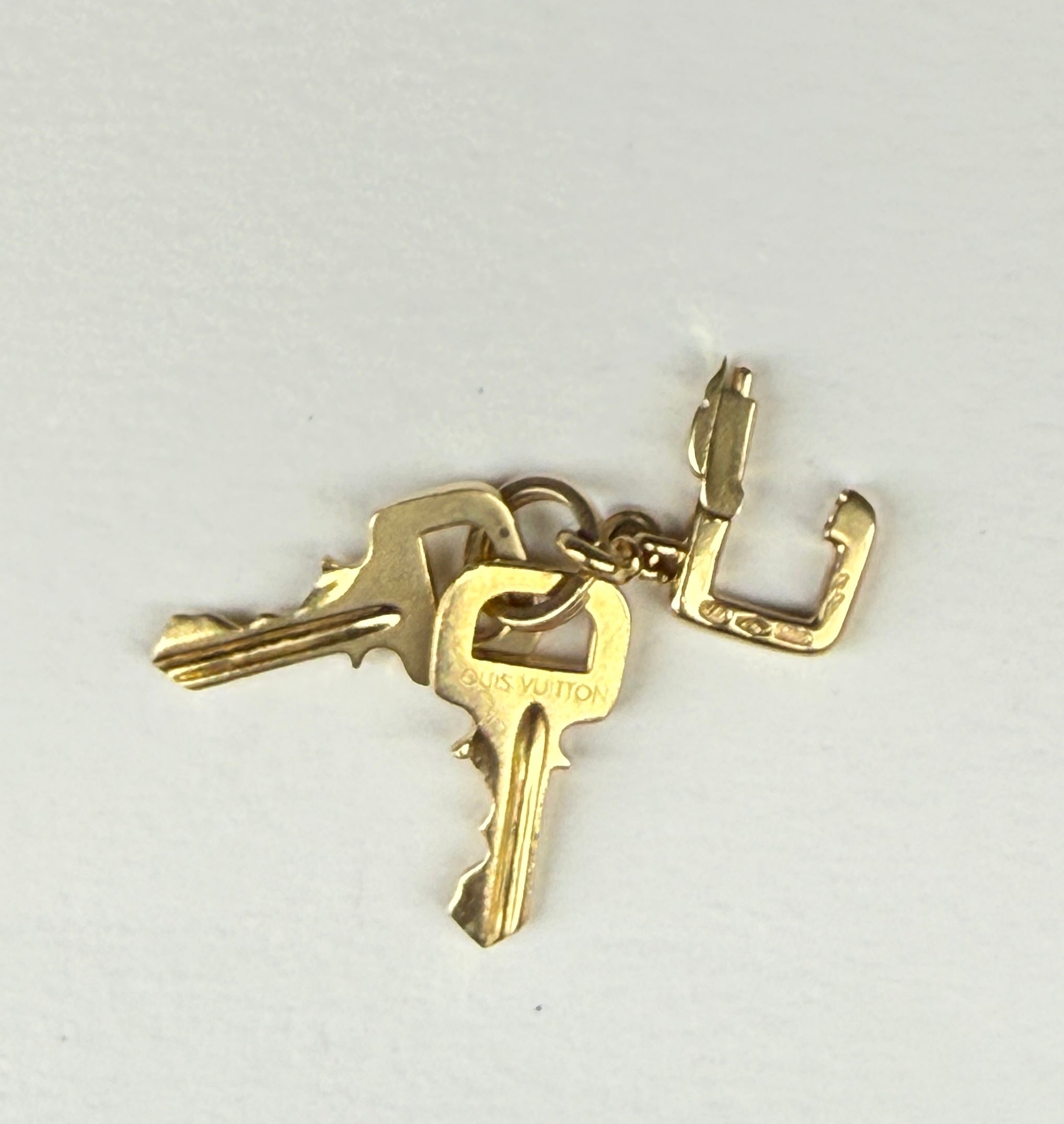 Louis Vuitton 18k Gold Set of Keys Charm