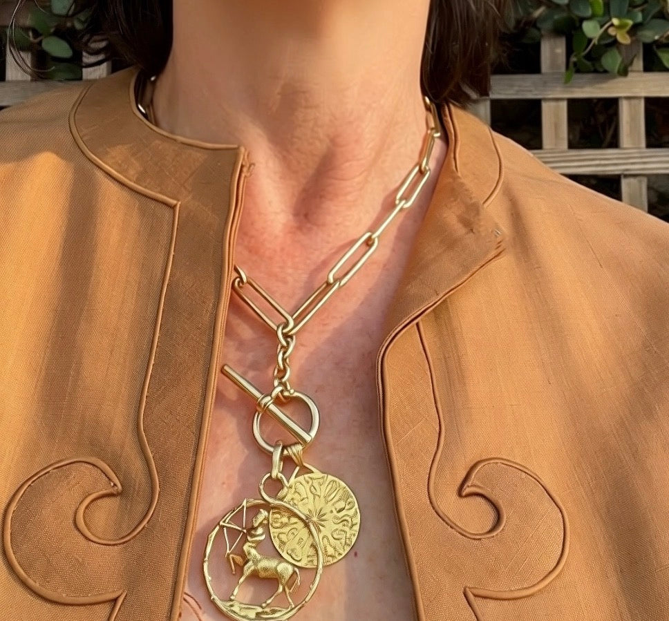Sagittarius Zodiac Pendant by Cartier