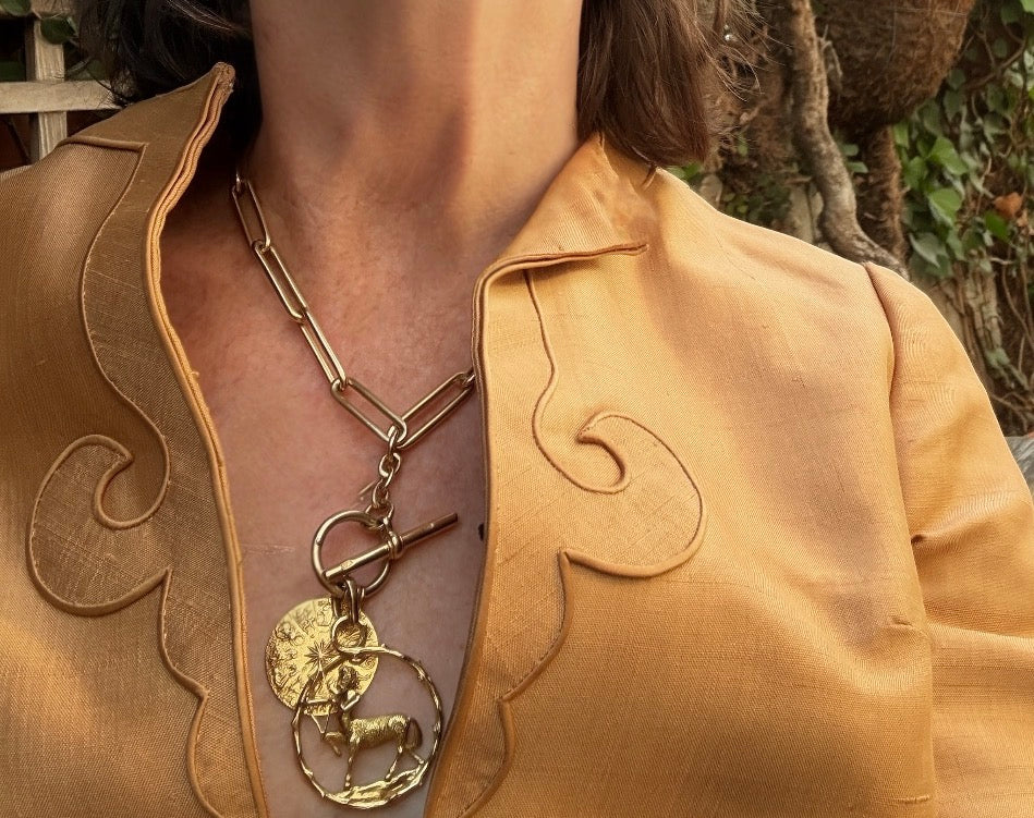 Sagittarius Zodiac Pendant by Cartier