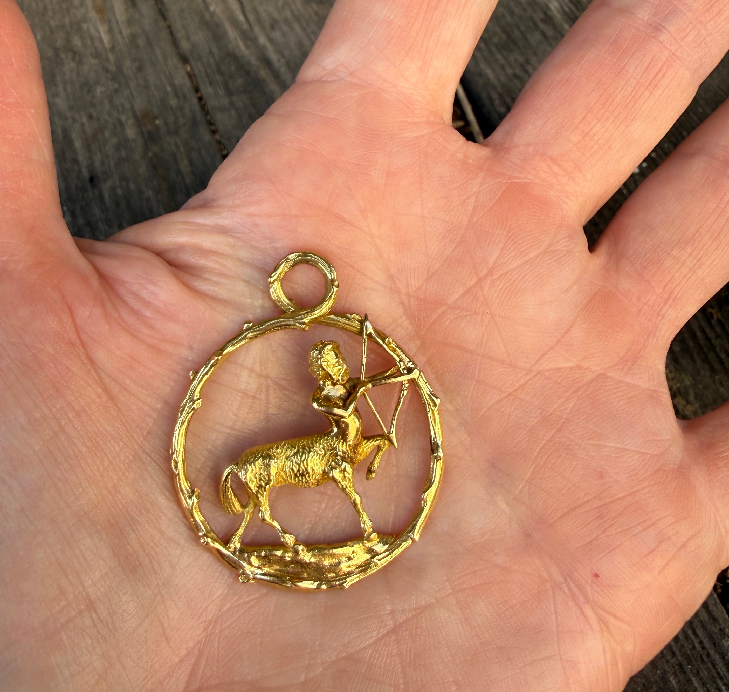 Sagittarius Zodiac Pendant by Cartier