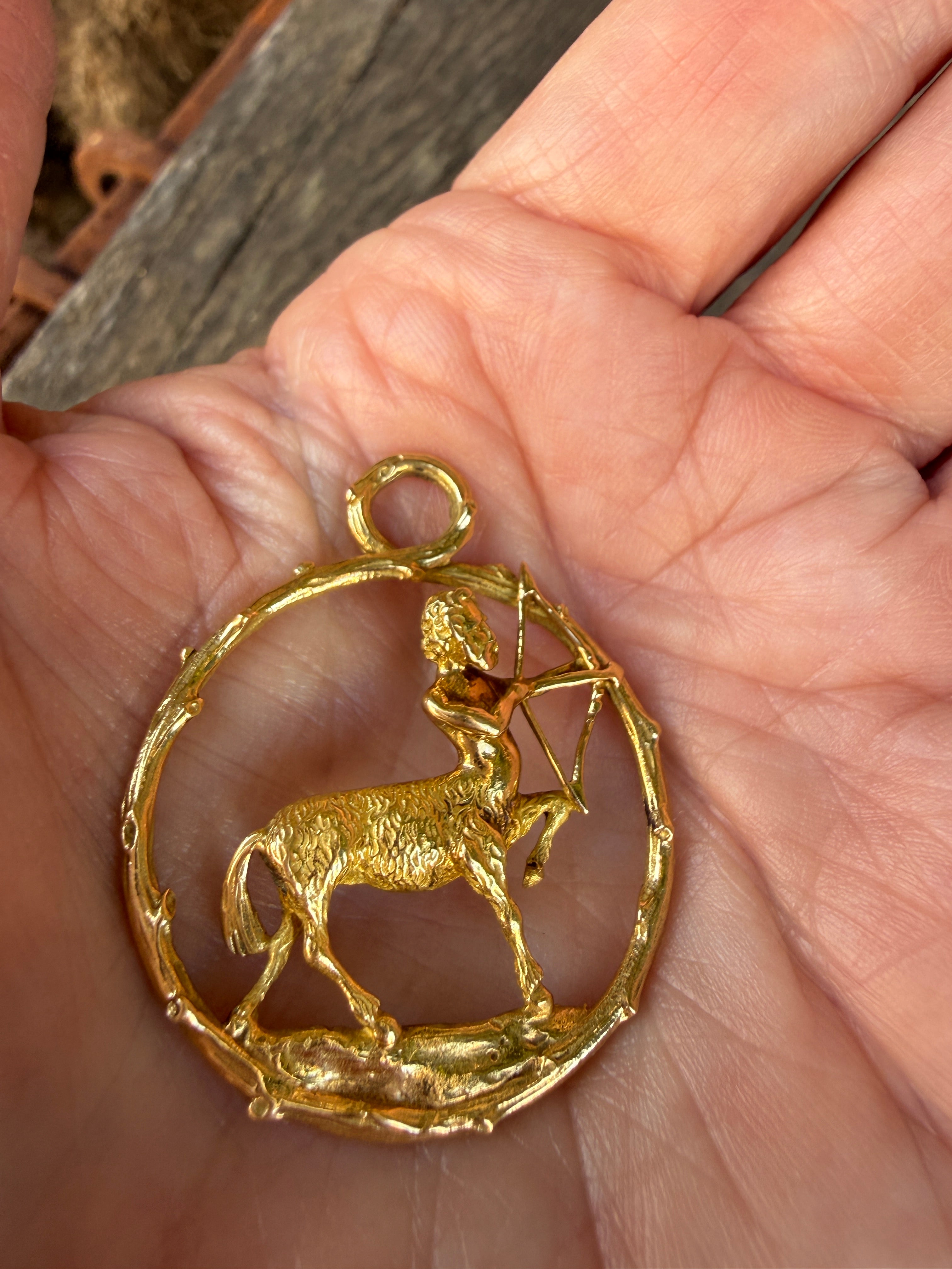 Sagittarius Zodiac Pendant by Cartier