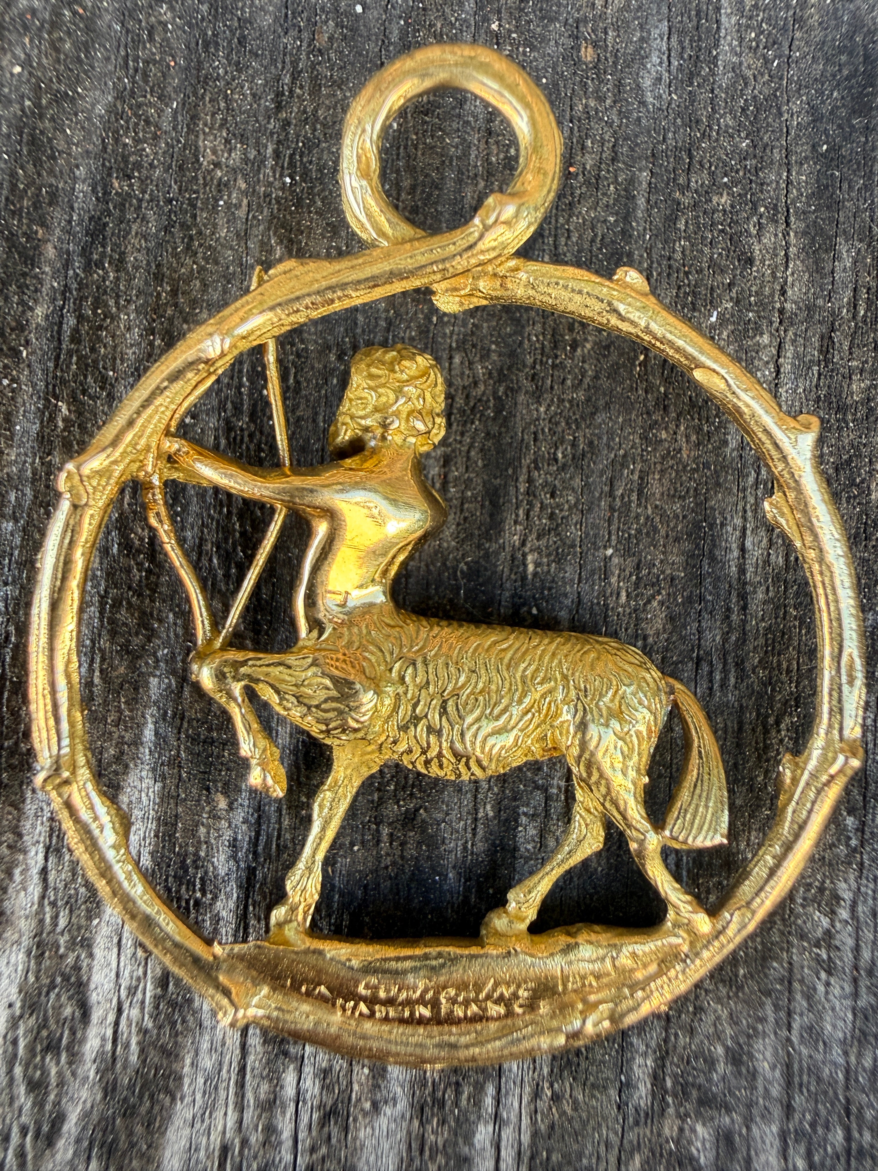 Sagittarius Zodiac Pendant by Cartier