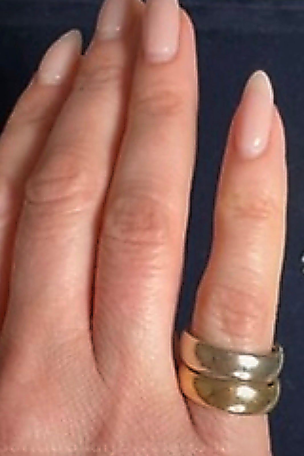 Vintage Bicolor Stacking Cartier Wave Puzzle Rings