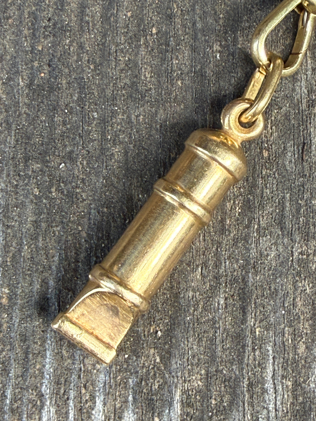 Vintage Working 18k Whistle