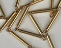 Vintage 18k Barrel Necklace